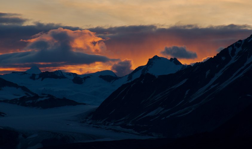 Fire in the mountain